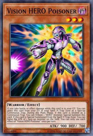 Vision HERO Poisoner - (Battles of Legend Hero's Revenge) - (BLHR-EN008) - (Ultra Rare)
