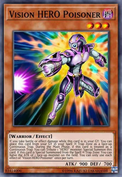 Vision HERO Poisoner - (Battles of Legend Hero's Revenge) - (BLHR-EN008) - (Ultra Rare)