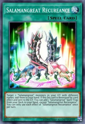 Salamangreat Recureance - (2020 Tin of Lost Memories Mega Pack) - (MP20-EN073) - (Common)