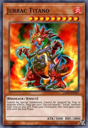 Jurrac Titano - (Battle Pack 2 War of the Giants) - (BP02-EN089) - (Rare)