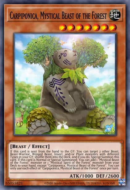 Carpiponica, Mystical Beast of the Forest - (2022 Tin of the Pharaoh's Gods) - (MP22-EN134) - (Common)