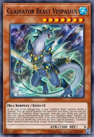 Gladiator Beast Vespasius - (Chaos Impact Sneak Peek Promo) - (CHIM-ENSP1) - (Ultra Rare)