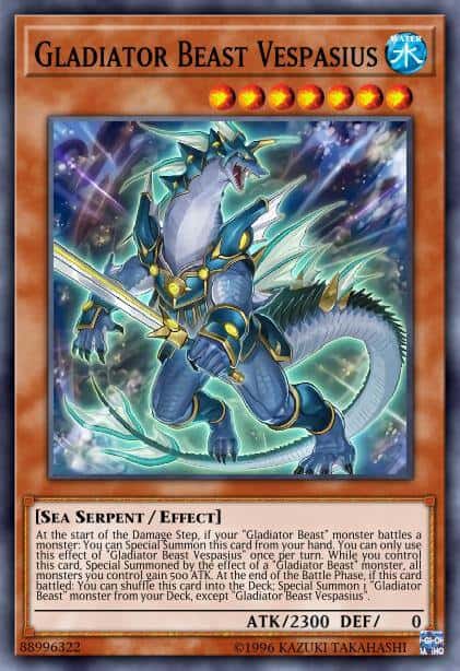 Gladiator Beast Vespasius - (Chaos Impact Sneak Peek Promo) - (CHIM-ENSP1) - (Ultra Rare)