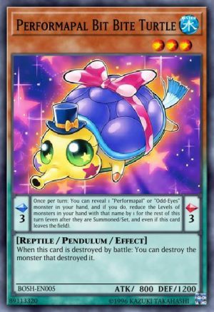 Performapal Bit Bite Turtle - (2016 Mega-Tin Mega Pack) - (MP16-EN176) - (Common)
