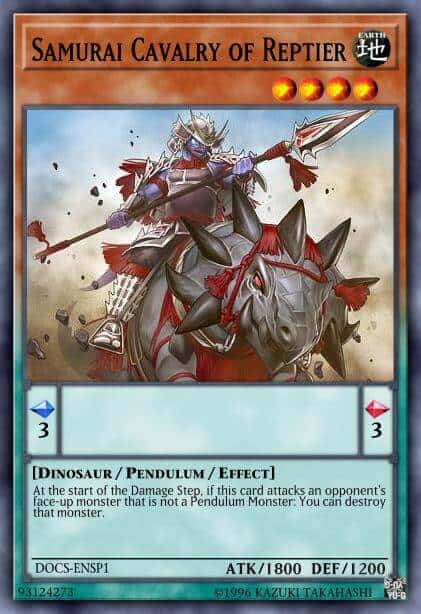 Samurai Cavalry of Reptier - (Dimension of Chaos Sneak Peek Promo) - (DOCS-ENSP1) - (Ultra Rare)