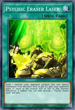 Psychic Eraser Laser - (2022 Tin of the Pharaoh's Gods) - (MP22-EN052) - (Common)