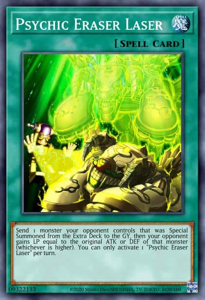 Psychic Eraser Laser - (2022 Tin of the Pharaoh's Gods) - (MP22-EN052) - (Common)