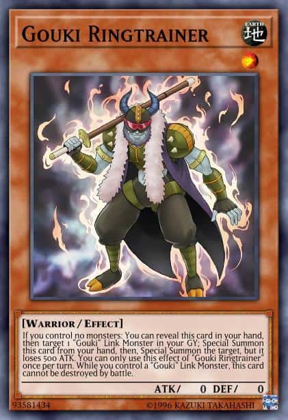 Gouki Ringtrainer - (2019 Gold Sarcophagus Tin Mega Pack) - (MP19-EN076) - (Common)