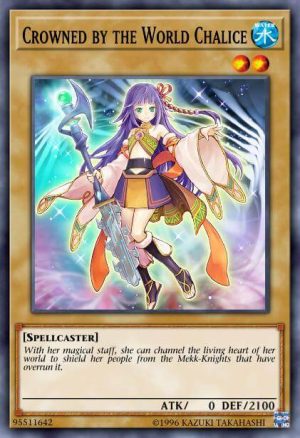 Crowned by the World Chalice - (2018 Mega-Tin Mega Pack) - (MP18-EN044) - (Common)