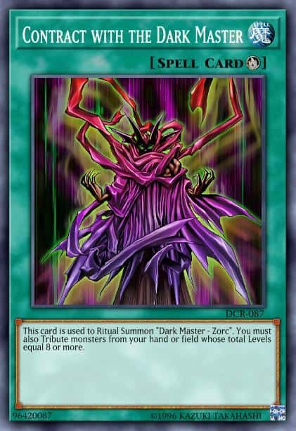 Contract with the Dark Master - (LC 3 Yugi's World Mega Pack) - (LCYW-EN128) - (Common)