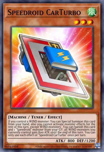 Speedroid CarTurbo - (Legendary Duelists Synchro Storm) - (LED8-EN016) - (Common)
