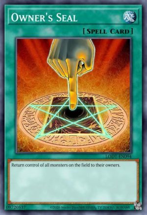 Owner's Seal - (Light of Destruction) - (LODT-EN094) - (Rare)