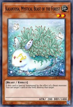 Kalantosa, Mystical Beast of the Forest - (Legacy of the Valiant) - (LVAL-EN036) - (Common)