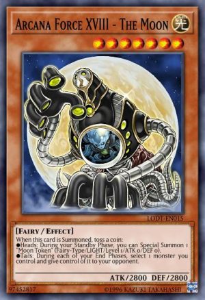 Arcana Force XVIII - The Moon - (Light of Destruction) - (LODT-EN015) - (Common)