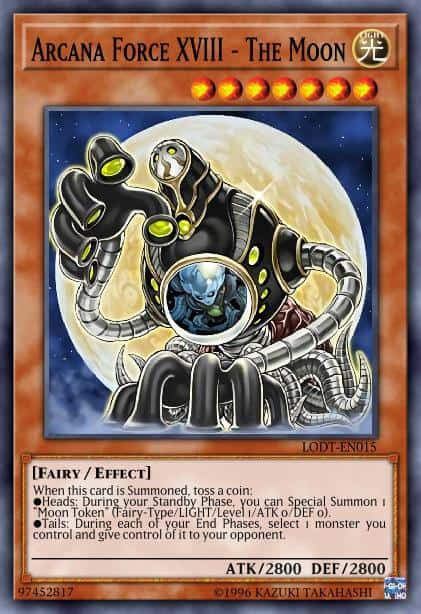 Arcana Force XVIII - The Moon - (Light of Destruction) - (LODT-EN015) - (Common)