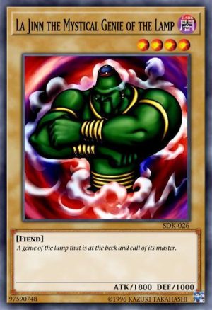 La Jinn the Mystical Genie of the Lamp - (Alt art) - (Legendary Collection Kaiba) - (LCKC-EN002)