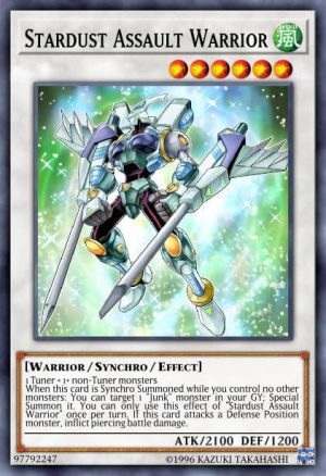 Stardust Assault Warrior - (Legendary Duelists Synchro Storm) - (LED8-EN053) - (Common)
