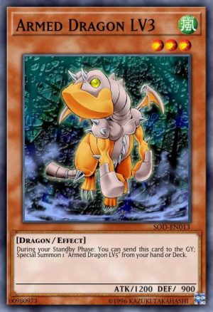 Armed Dragon LV3 - (OTS Tournament Pack 15) - (OP15-EN016) - (Common)
