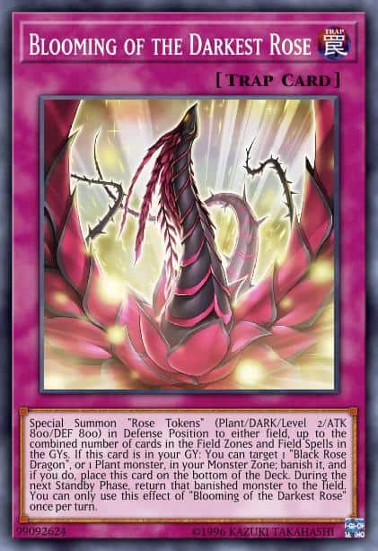 Blooming of the Darkest Rose - (Legendary Duelists Sisters of the Rose) - (LED4-EN027) - (Rare)