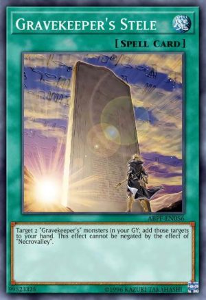 Gravekeeper's Stele - (LC 4 Joey's World Mega Pack) - (LCJW-EN261) - (Ultra Rare)