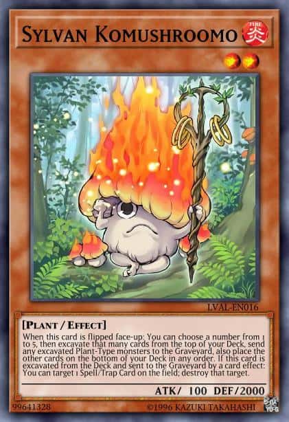 Sylvan Komushroomo - (Legacy of the Valiant) - (LVAL-EN016) - (Rare)