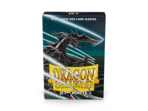 Dragon Shield Japanese Size Sleeves Matte Jet 60 Pack