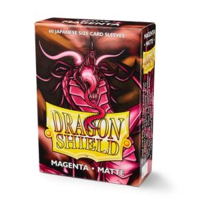 Dragon Shield Japanese Size Sleeves Matte Magenta 60 Pack