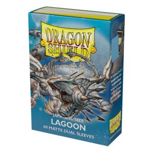 Dragon Shield Japanese Size Sleeves Dual Matte Sleeves Lagoon