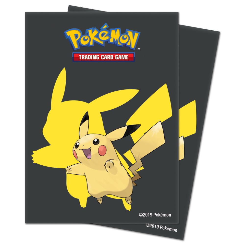 Pokemon Pikachu Black Card Sleeves 65ct