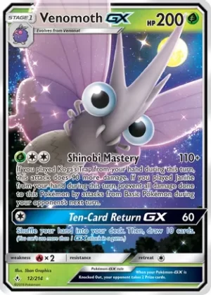 Venomoth GX - SM - Unbroken Bonds (SM10)