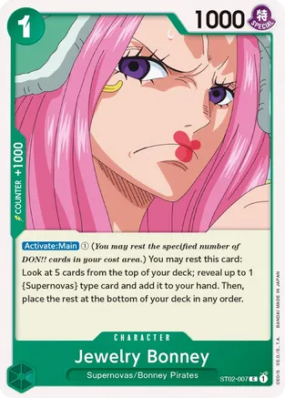 Jewelry Bonney - Starter Deck 2: Worst Generation (ST-02)