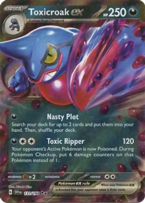 Toxicroak ex - 131/198 - SV01: Scarlet & Violet Base Set (SV1)