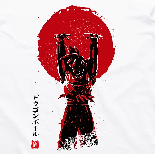 DBZ Goku Spirit Bomb T-Shirt White