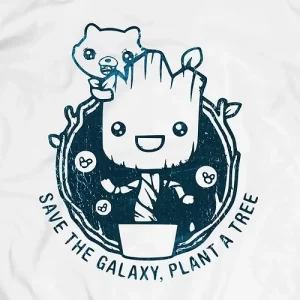Avengers Save the Galaxy T-Shirt White