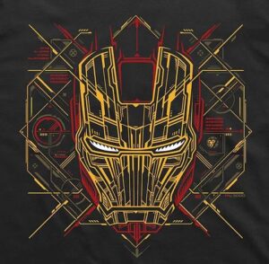 Avengers Iron Man T-Shirt Black