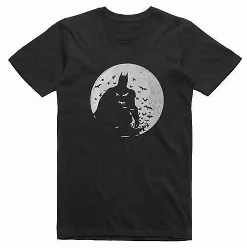 Batman Full Moon T-shirt Black