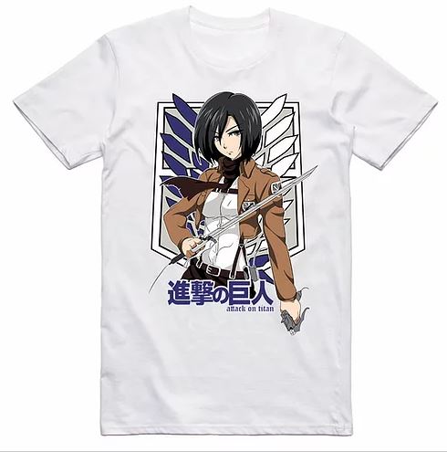 Attack on Titan Mikasa T-Shirt White