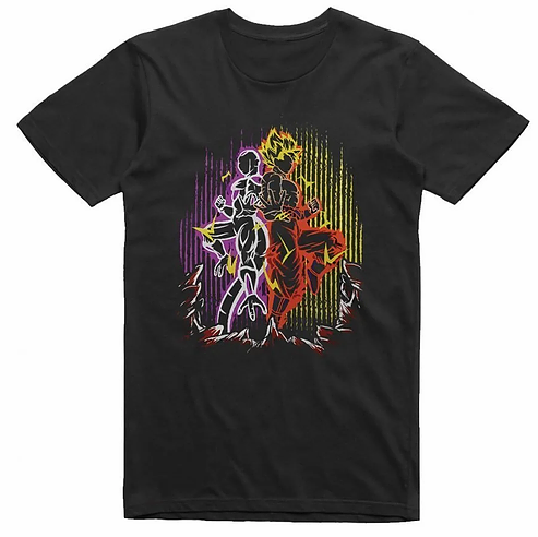 DBZ Goku/Frieza T-Shirt Black