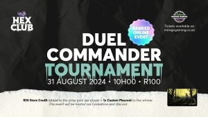 Ranked Online HEX Club Online Duel Commander Tournament 31/08/2024