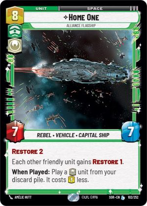 Home One - Alliance Flagship - Spark of Rebellion (SOR)