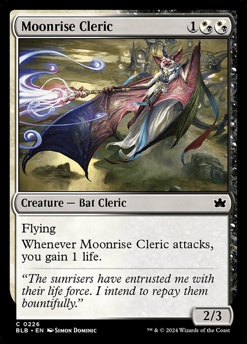 Moonrise Cleric - Bloomburrow-(226)-Foil