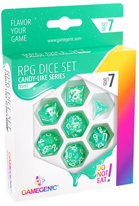GameGenic - RPG Dice Set - Candy-like Series - Mint