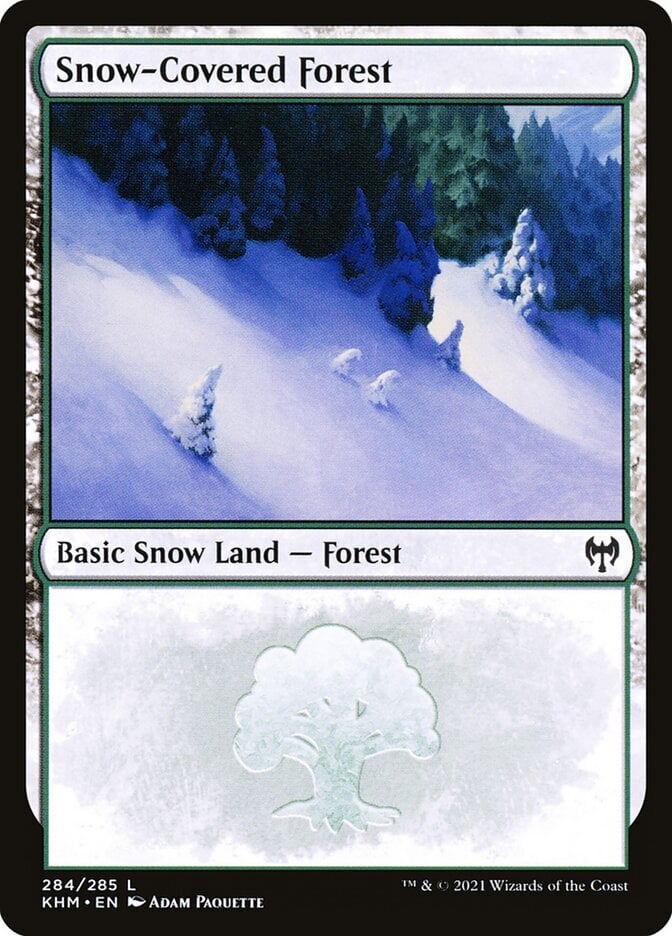Snow-Covered Forest - Kaldheim-(284)-Foil